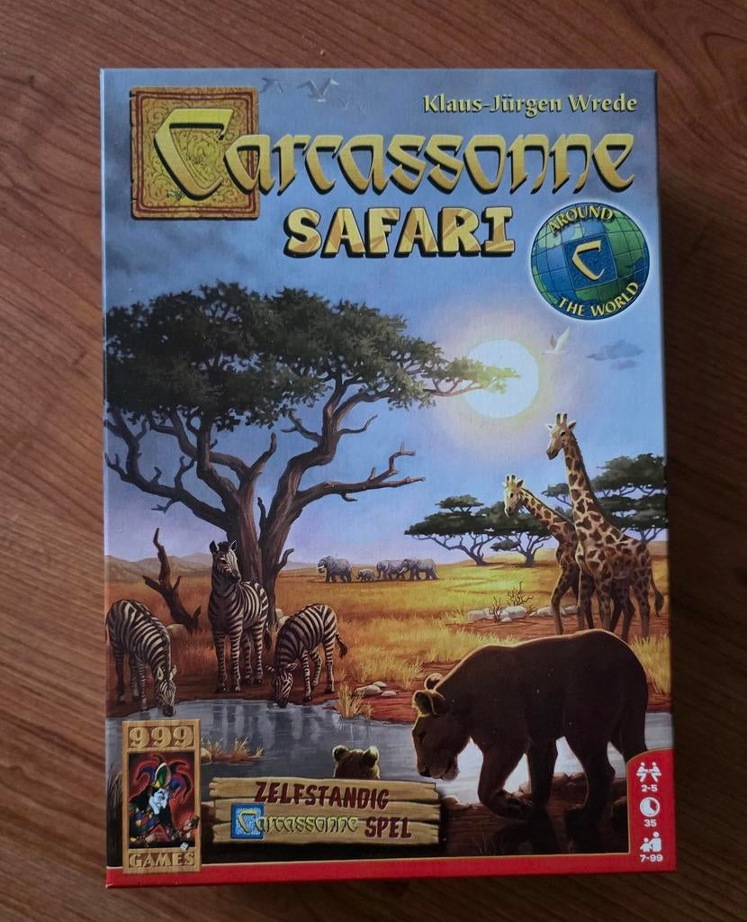 Carcassonne Safari. ZGAN, Hobby en Vrije tijd, Gezelschapsspellen | Bordspellen, Ophalen of Verzenden