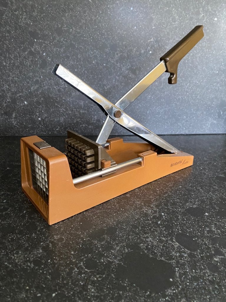 Frietsnijder/patatsnijder/fritessnijder Brabantia i.z.g.st., Minder dan 1 liter, Ophalen of Verzenden, Zo goed als nieuw
