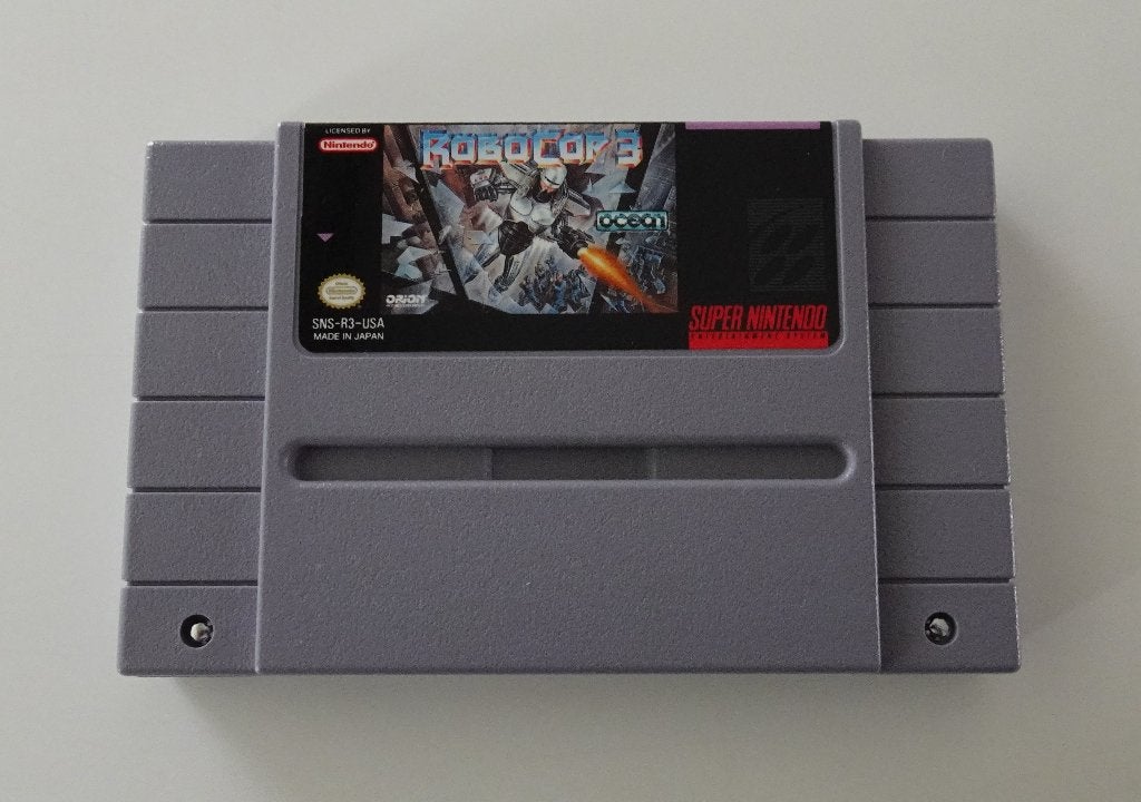 RoboCop 3 (NTSC) voor Super Nintendo, Spelcomputers en Games, Games | Nintendo Super NES, Ophalen, Overige genres, 1 speler, Zo goed als nieuw