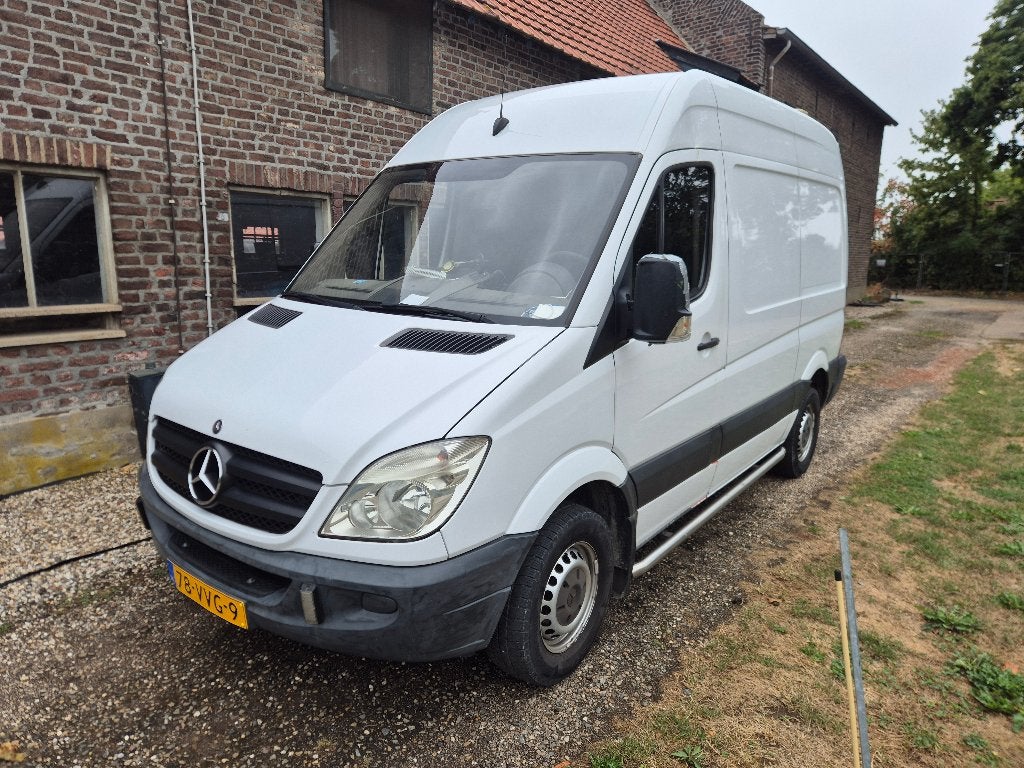 Mercedes-Benz Sprinter 2.1 CDI 309 2008, Auto's, Achterwielaandrijving, Zwart, 4 cilinders, Wit