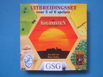 De kolonisten van Catan voor 5 of 6 spelers nr. 999-KOL02-01, Ophalen, Nieuw