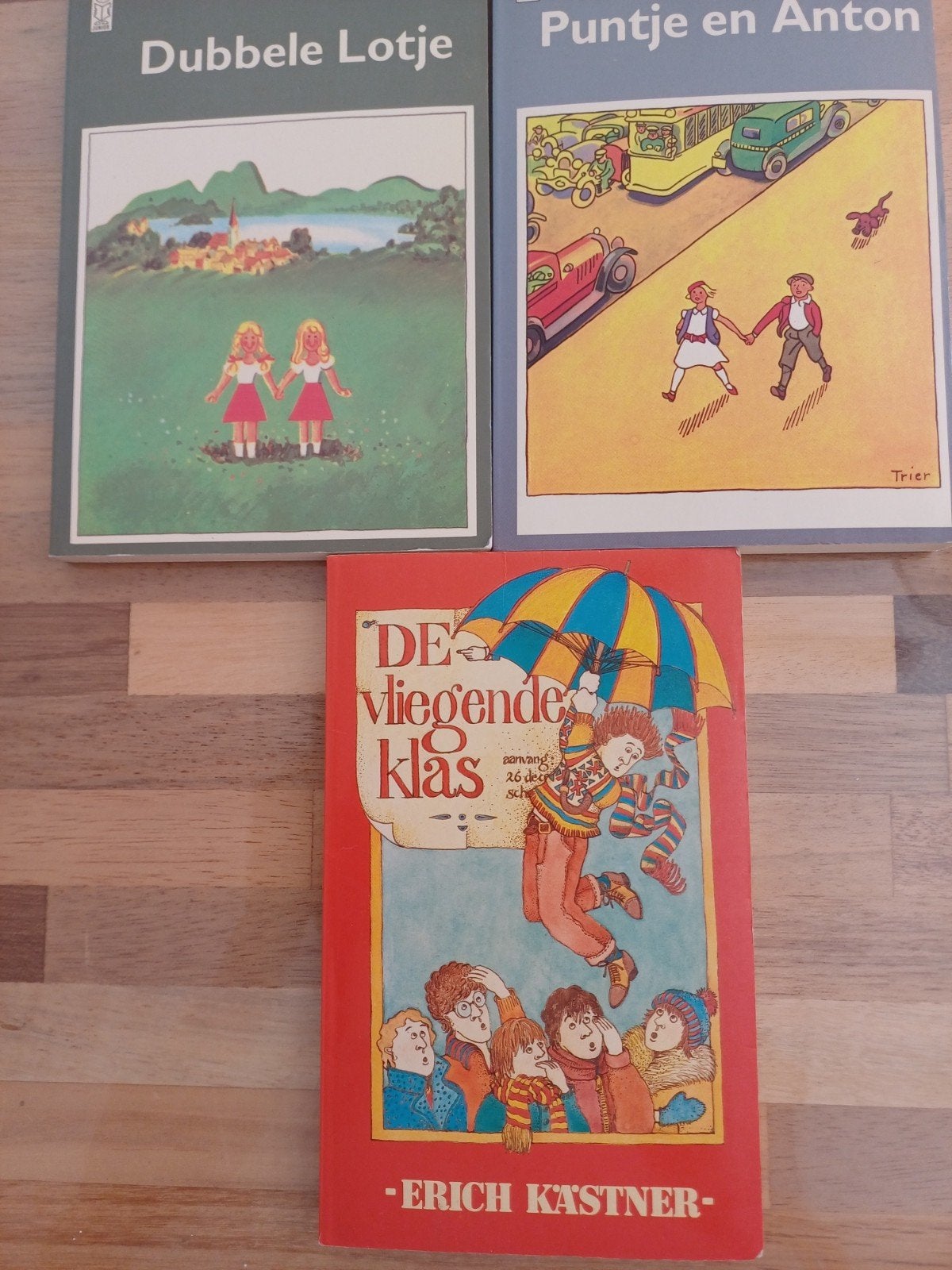 ERICH Kästner. 3 titels o.a.dubbele Lotje, Ophalen of Verzenden, Zo goed als nieuw, Fictie algemeen