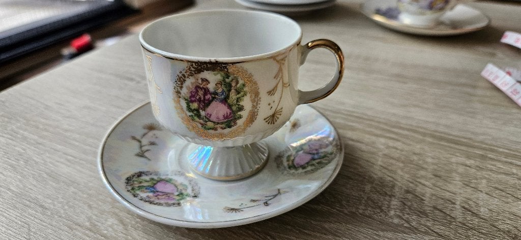 Vintage kop en schotel, Ophalen of Verzenden