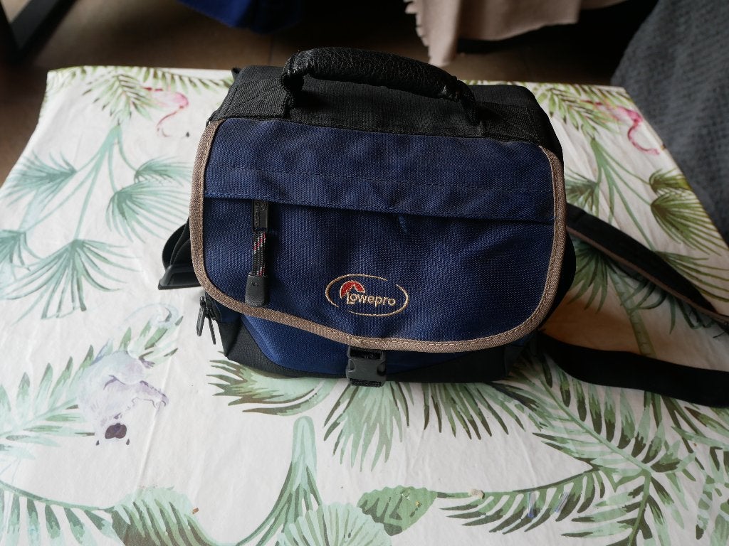 Fototas, Ophalen, Lowepro, Blauw, Verstelbare indeling