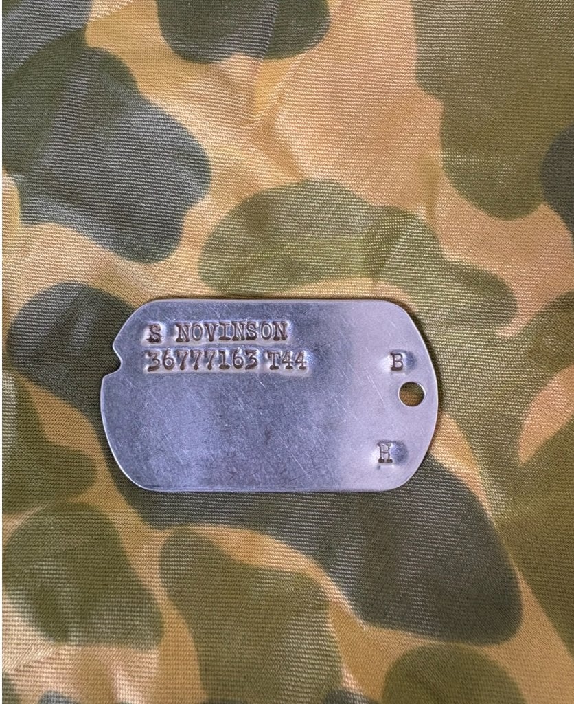 Tweede wereldoorlog US Dogtag S Novinson, Verzamelen, Militaria | Tweede Wereldoorlog, Ophalen of Verzenden, Landmacht, Amerika