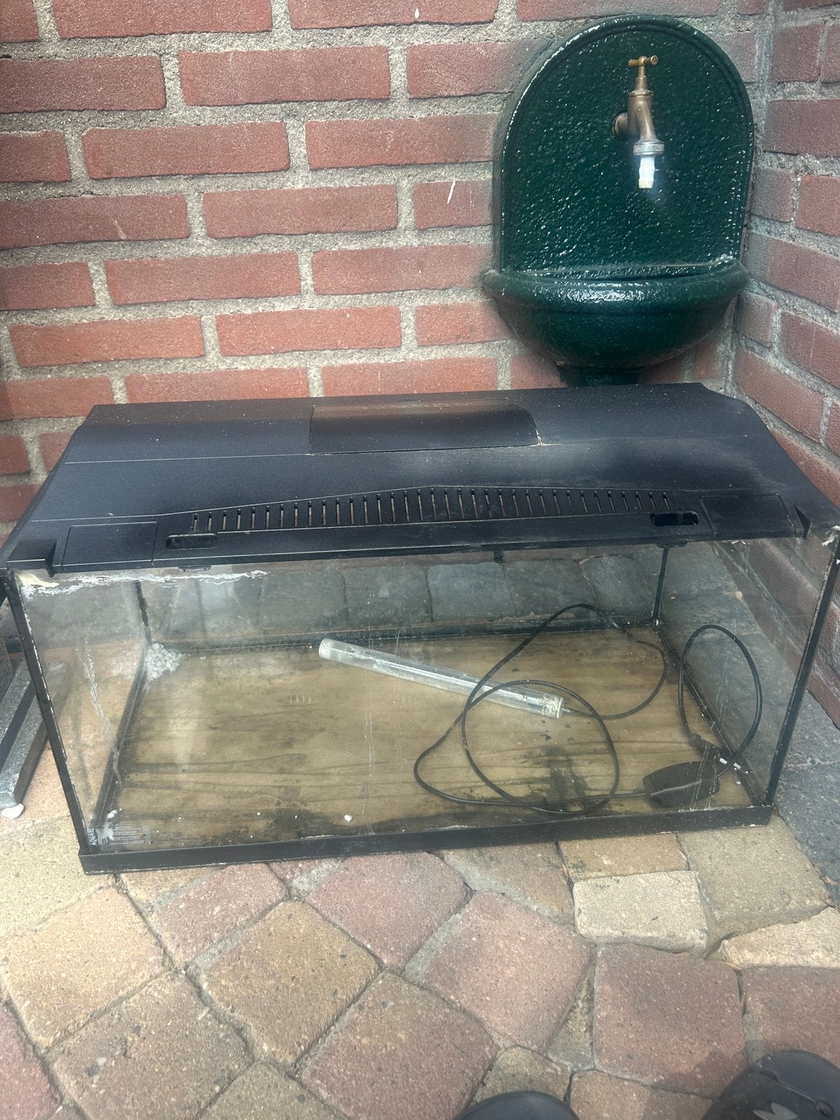 Aquarium 60liter met licht, Dieren en Toebehoren, Vissen | Aquaria en Toebehoren, Ophalen of Verzenden, Zo goed als nieuw, Leeg aquarium