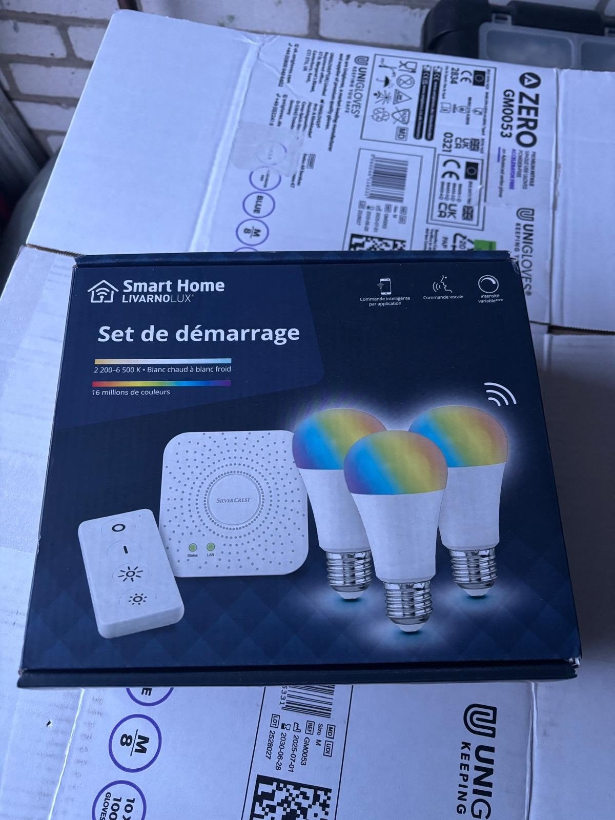 SilverCrest Slimme LED Lampen E27 met Bridge en Afstb, Led-lamp, 60 watt of meer, Nieuw, SilverCrest