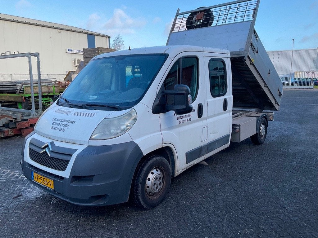 Citroen Jumper 35 2.2 HDI L3 DC KIEPER 2013, Auto's, Voorwielaandrijving, Euro 5, Gebruikt, Zwart