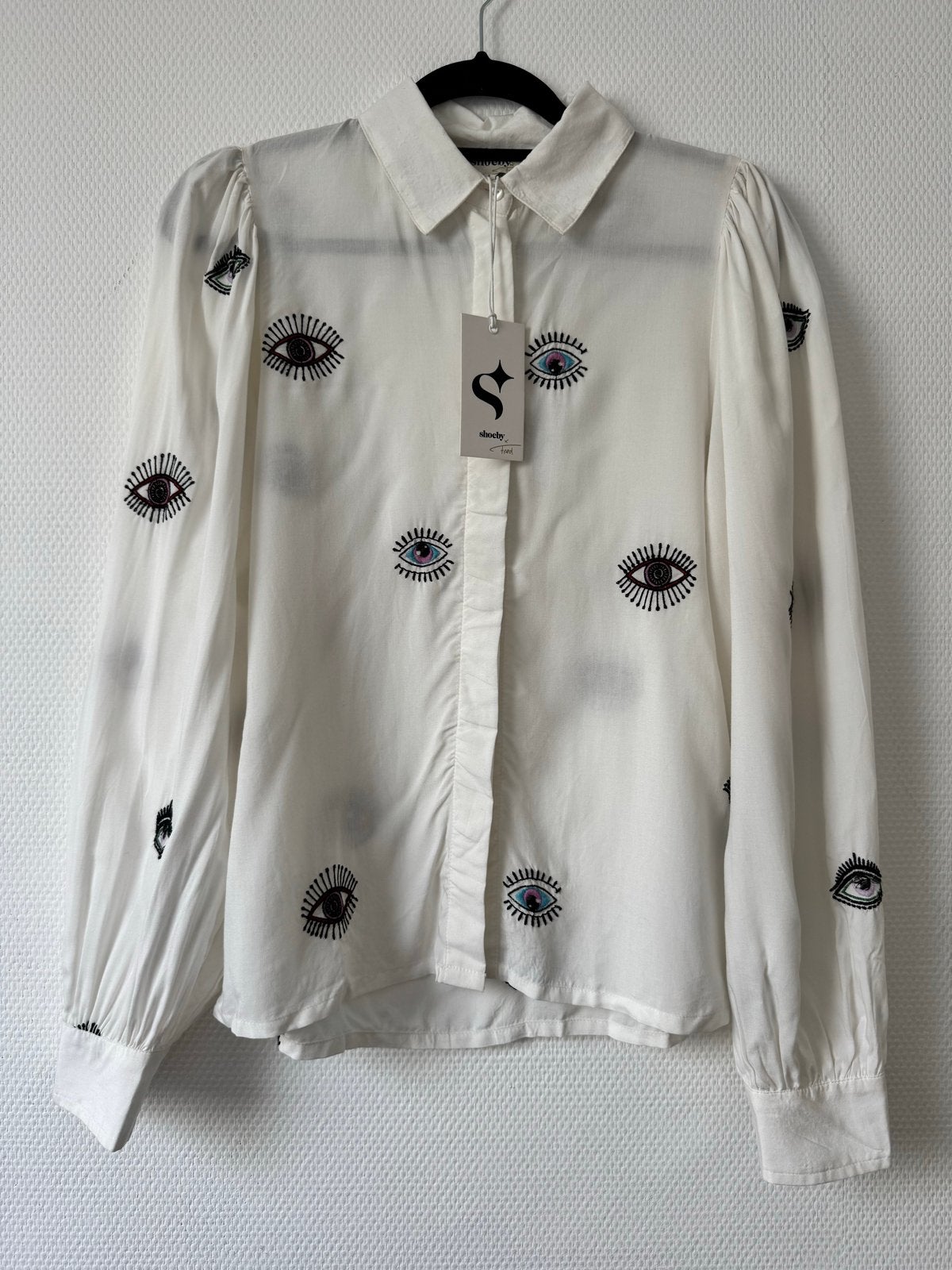 Nieuwe Shoeby x Fred blouse wit maat S, Verzenden, Nieuw, Maat 36 (S), Wit