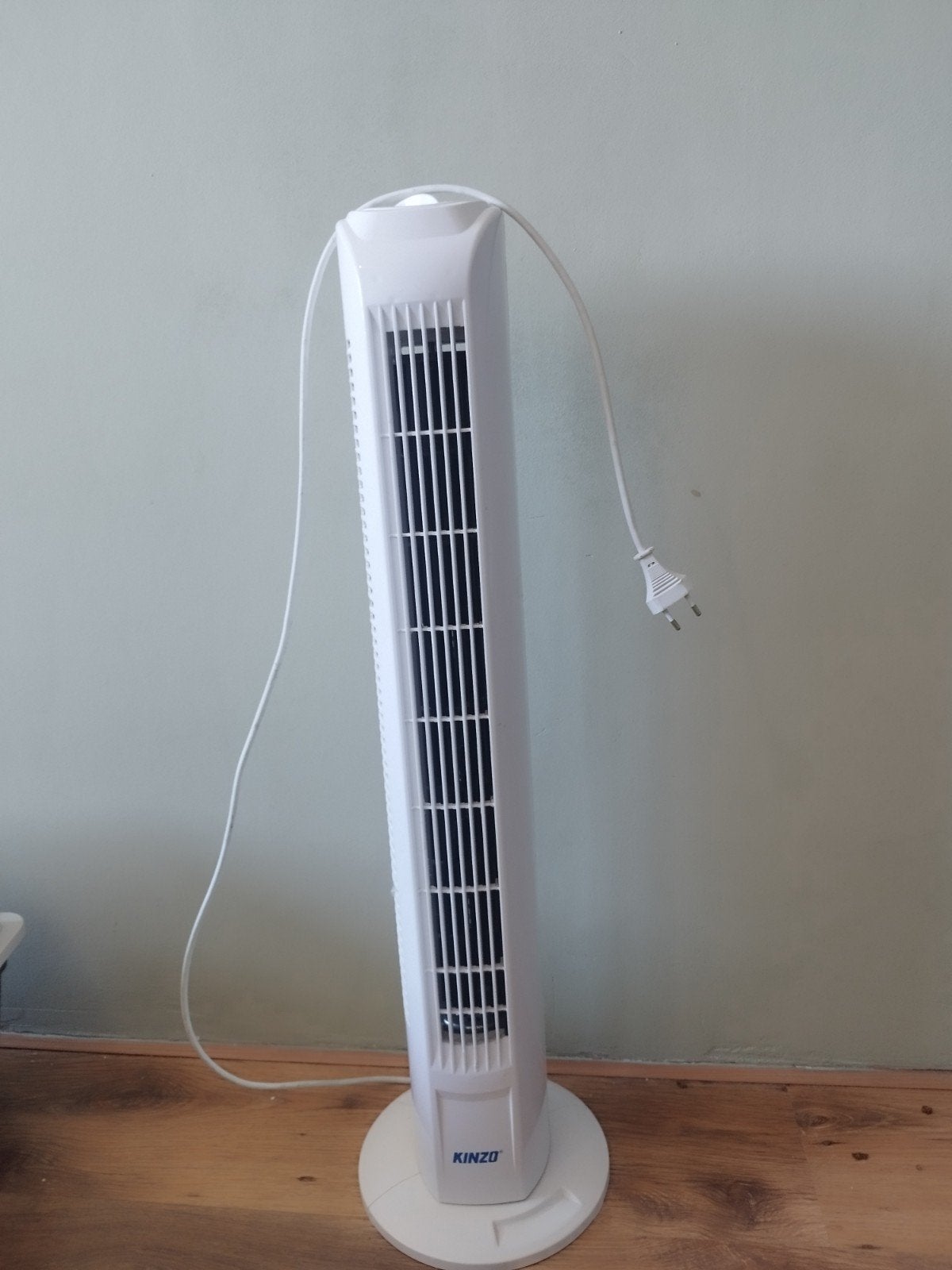 Kinzo Torenventilator met 3 snelheden - Wit, Witgoed en Apparatuur, Ophalen of Verzenden, Gebruikt, Torenventilator