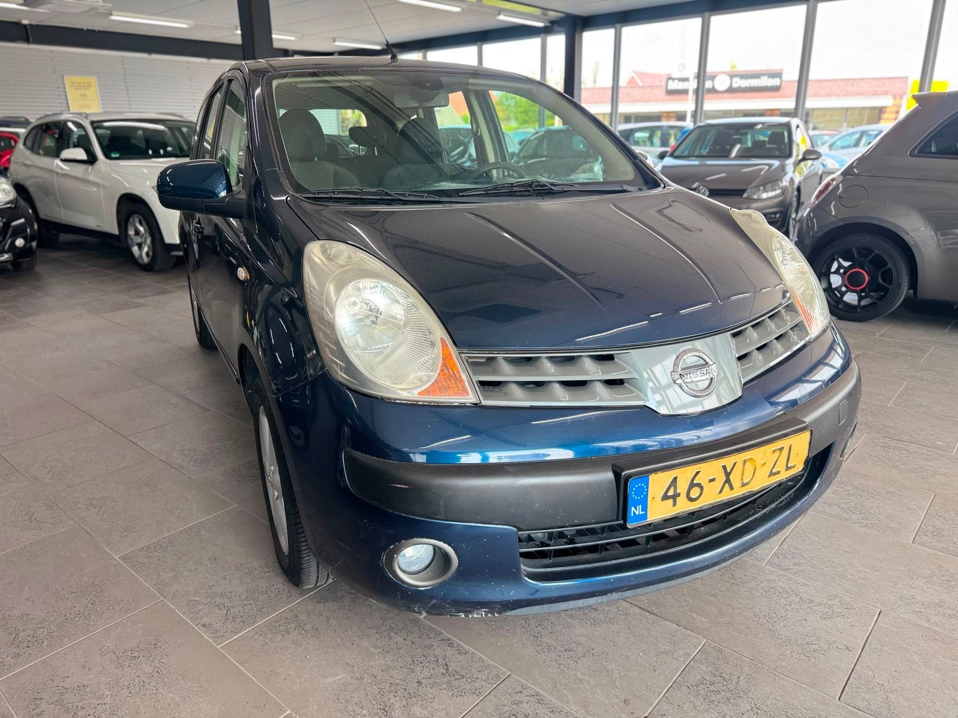 Nissan Note 1.6 First Note airco elektrische pakket lm-velge, Auto's, Voorwielaandrijving, Gebruikt, Zwart, 4 cilinders