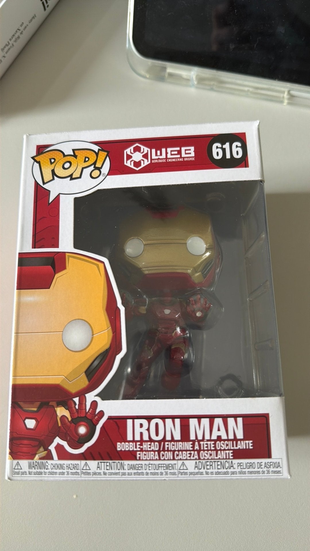 Iron man funko Disneyland Parijs, Ophalen of Verzenden, Zo goed als nieuw