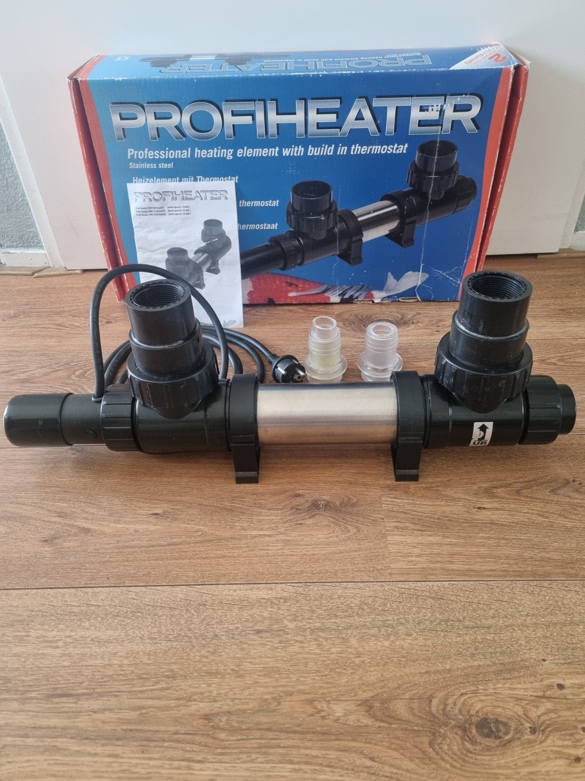 Profiheater 2KW Zwembad Verwarming - RVS met Thermostaat, Ophalen of Verzenden, Gebruikt, Verwarming