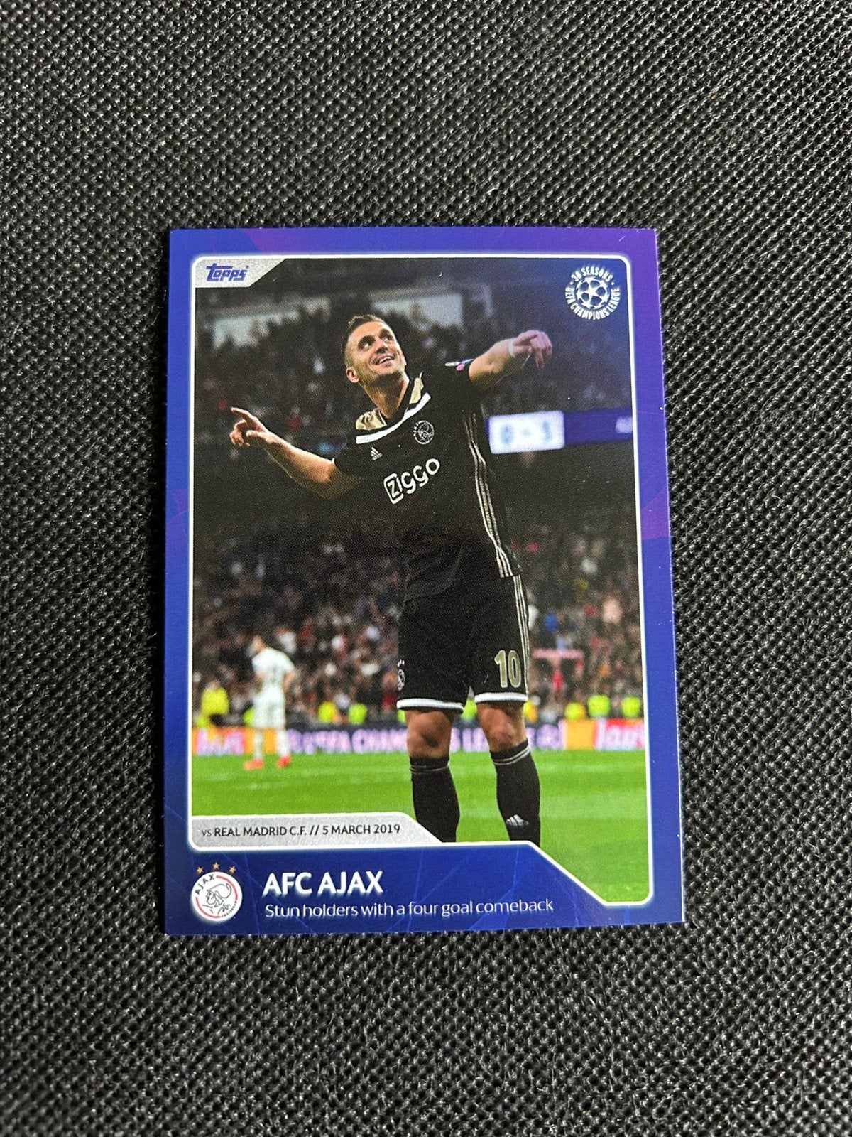 Dusan Tadic Ajax Topps Now kaartje, Ophalen of Verzenden, Zo goed als nieuw, Plaatje