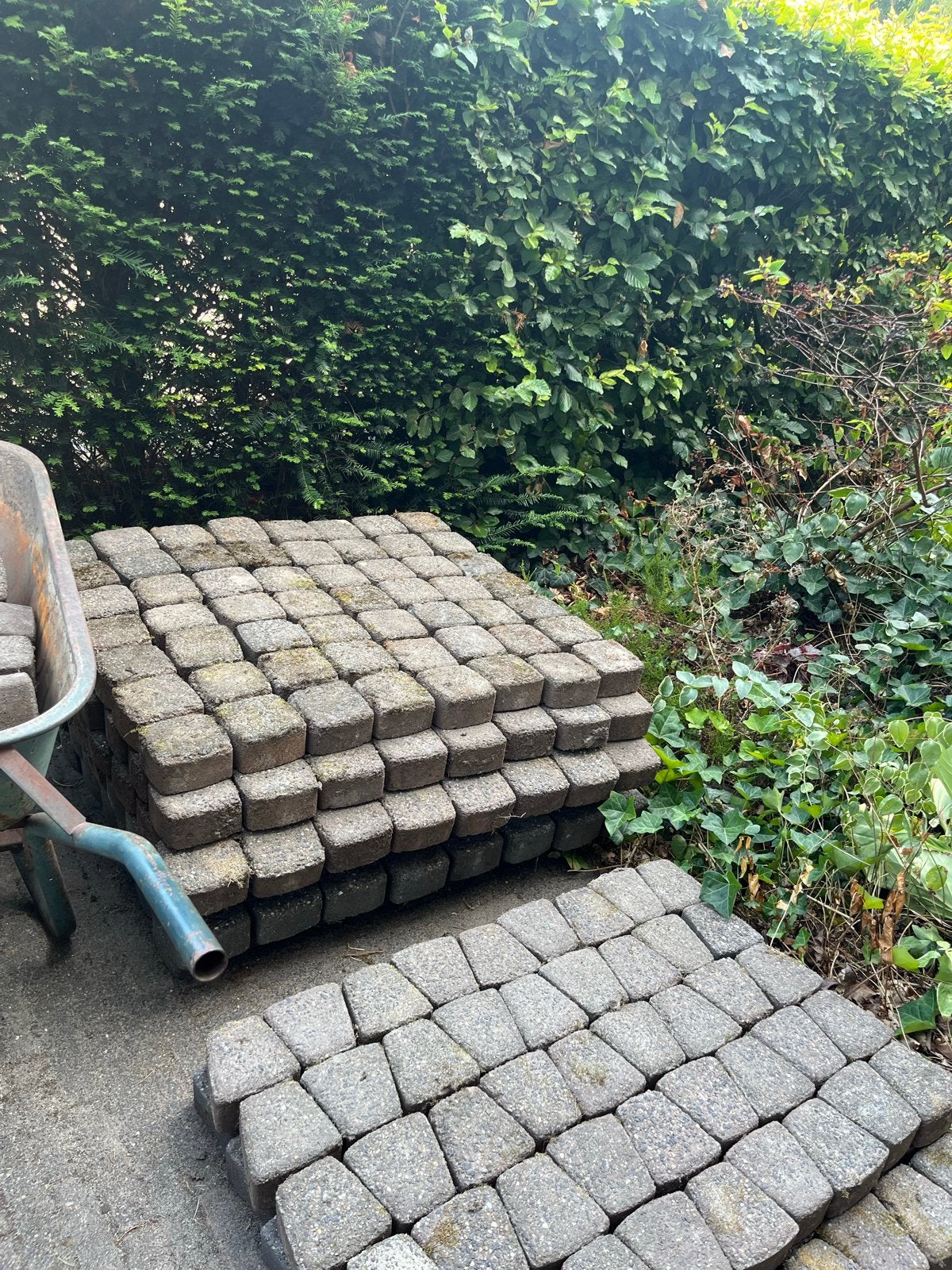 Diverse bestrating: klinkers en tegels, Tuin en Terras, Ophalen, Gebruikt, Klinkers, 10 m² of meer