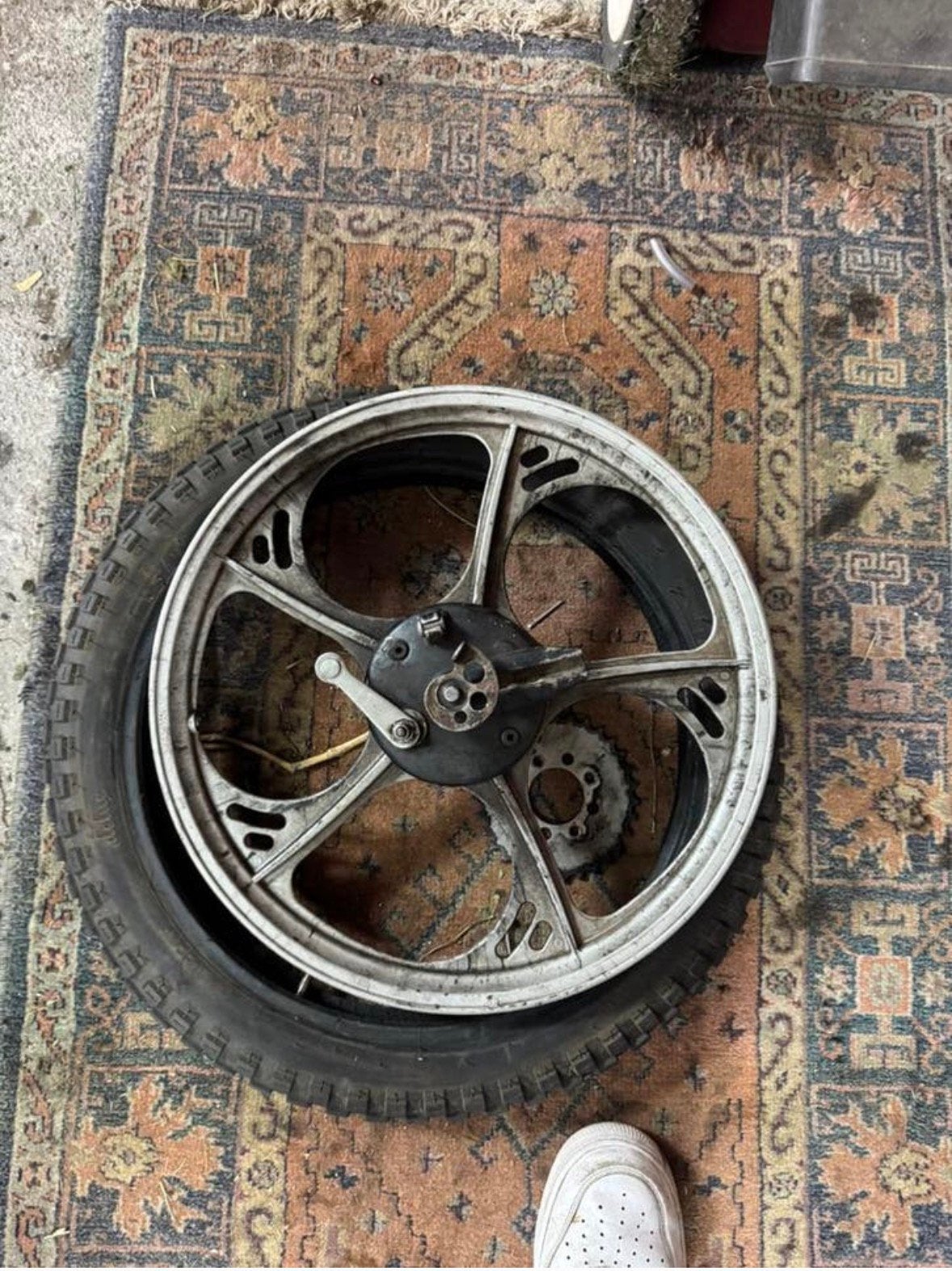 Tomos velg compleet met crossband, Ophalen