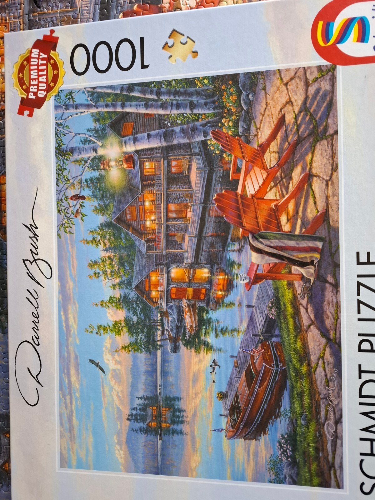 Schmidt Puzzel 1000 stukjes - Darrell Bush - Premium Quality, Ophalen of Verzenden, 500 t/m 1500 stukjes, Zo goed als nieuw, Legpuzzel