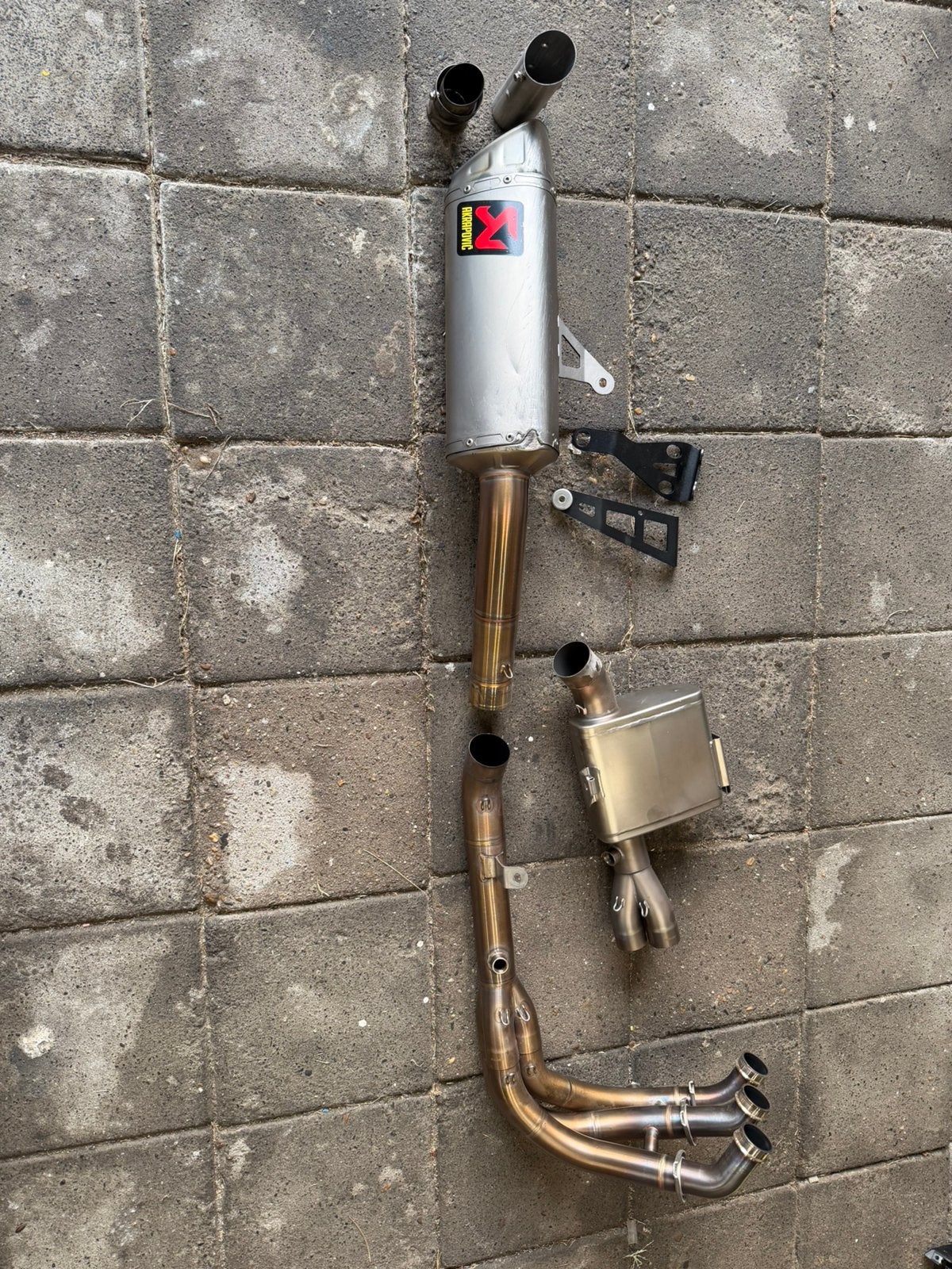 Yamaha yzf R9 akrapovic racing line, Motoren, Ophalen, Gebruikt