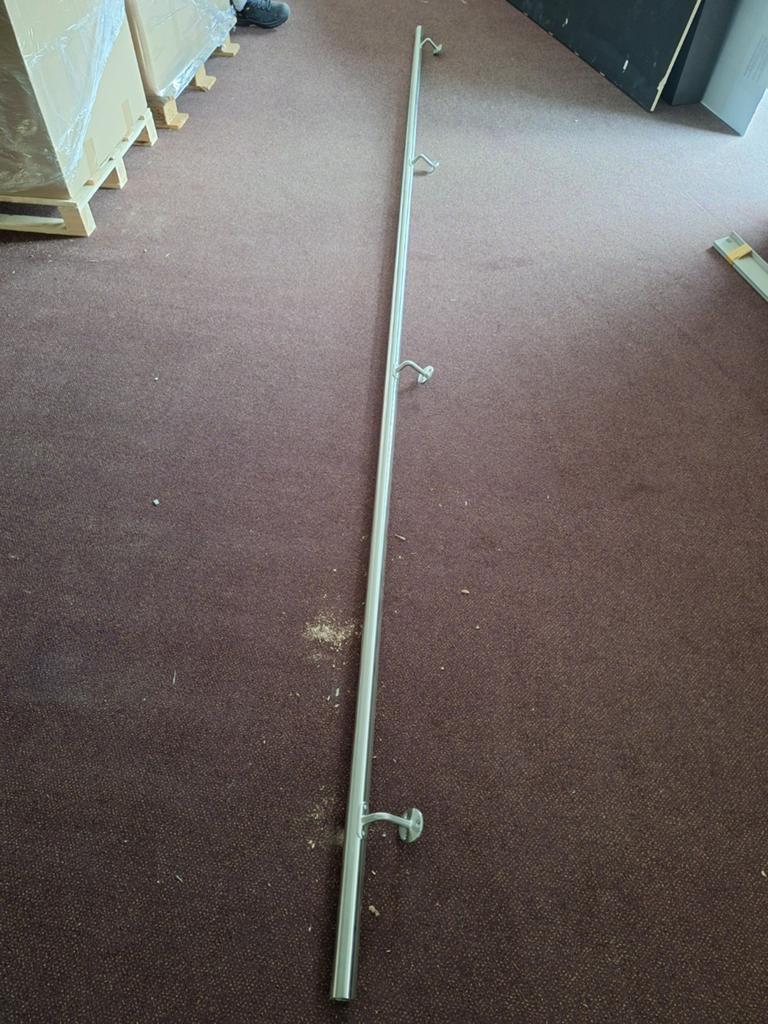 Nieuwe RVS Trapleuning - 400 cm, Ophalen, Overige materialen, Overige typen, Nieuw