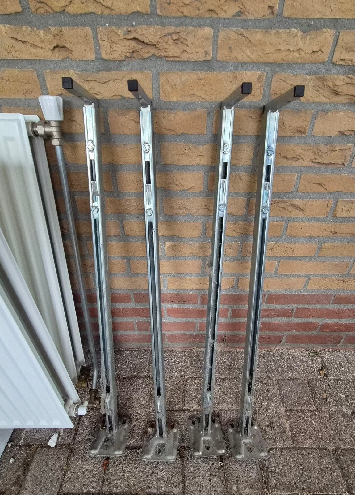 4 stuks standconsole 80cm tbv radiators, Ophalen, Gebruikt, Overige typen