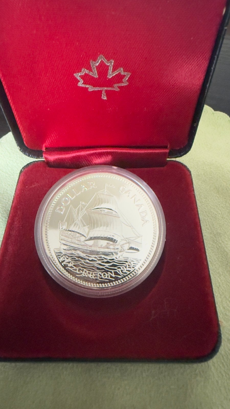 CANADA SILVER PROOF DOLLAR GRIFFON. 1679 - 1979., Verzenden, Zilver