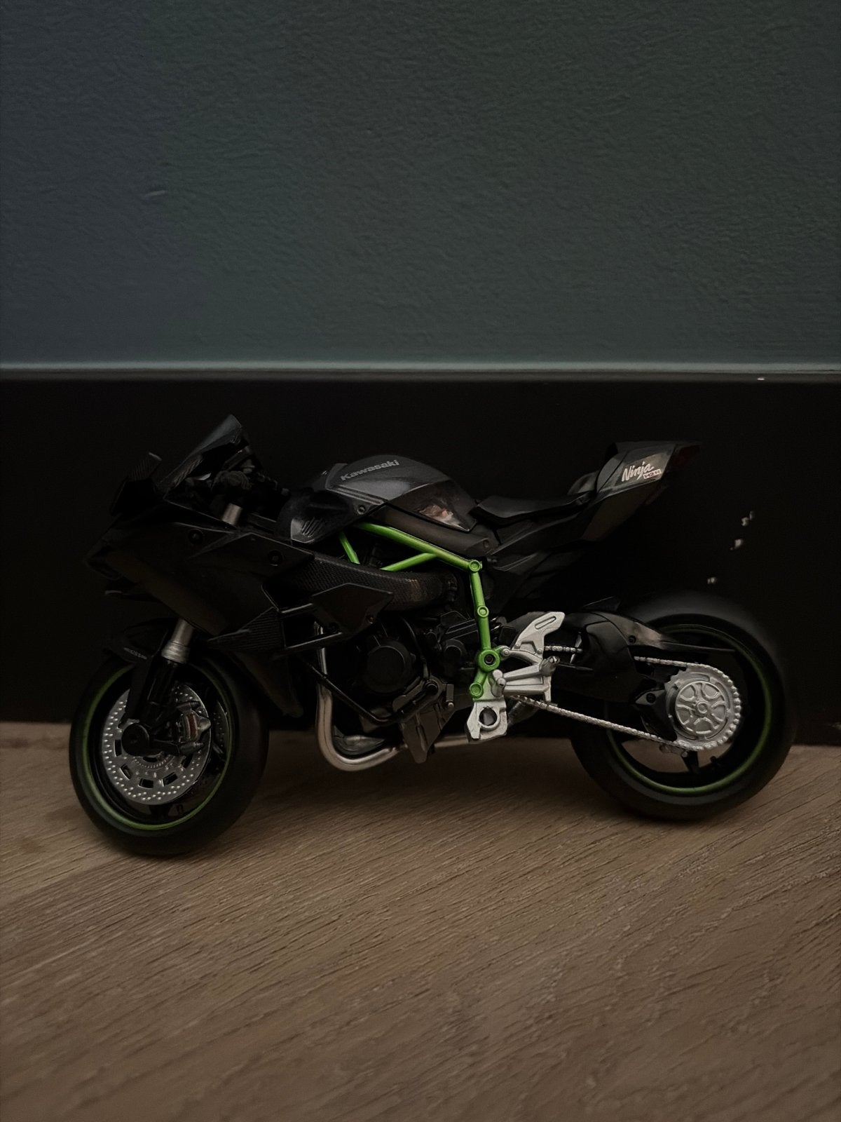 Kawasaki Ninja H2R modelmotor - gedetailleerd schaalmodel, Hobby en Vrije tijd, Overige merken, 1:32 tot 1:50, Overige typen, Ophalen of Verzenden