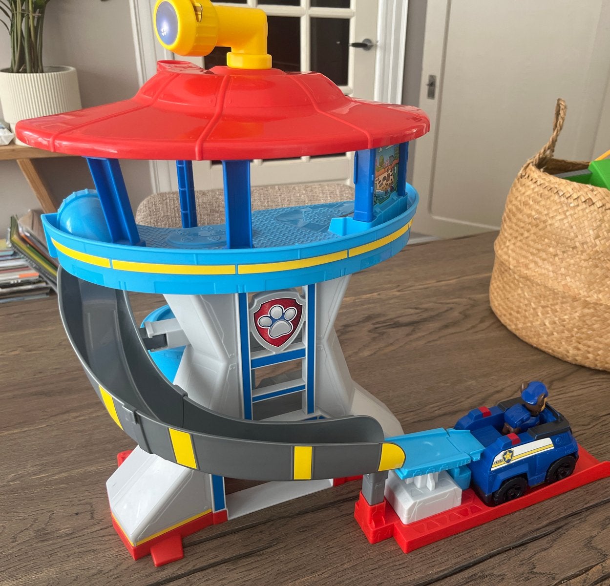Paw Patrol Uitkijktoren met Chase voertuig, Kinderen en Baby's, Speelgoed | Actiefiguren, Ophalen, Zo goed als nieuw