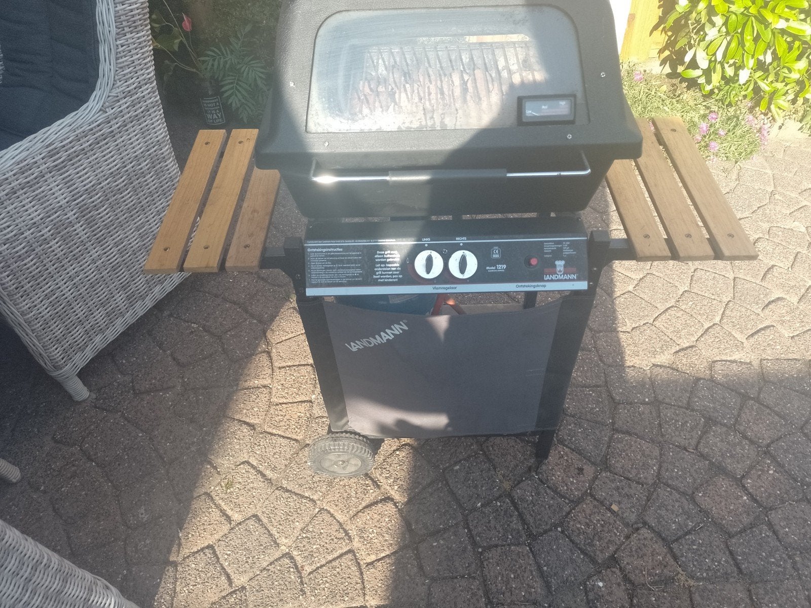 Gas barbecue landman, Ophalen, Elektrisch