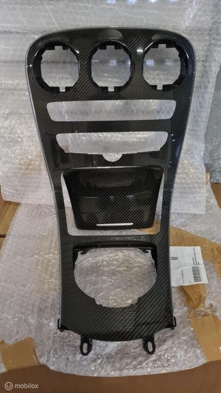 Mercedes C-klasse W205 carbon Middenconsole, Gebruikt, Ophalen of Verzenden