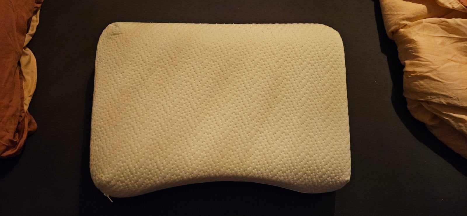 Kussen ergonomisch 13cm hoog, Ophalen, Eenpersoons, Wit, Zo goed als nieuw