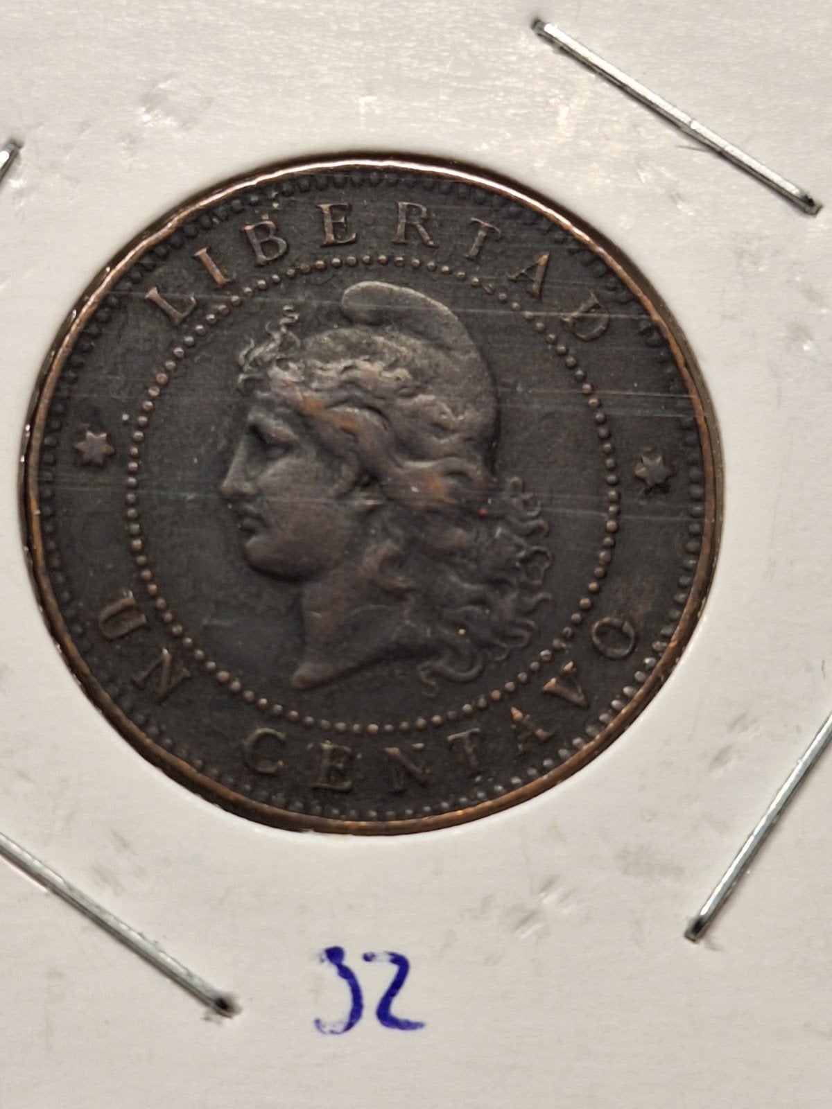 Argentinië 1 centavo 1890, Ophalen of Verzenden, Zuid-Amerika