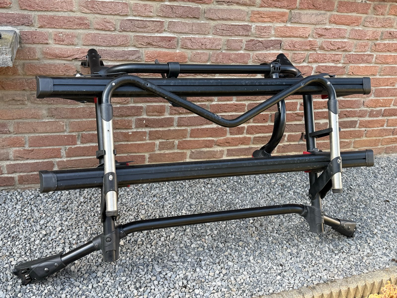 Fiamma Carry-bike VW T5 pro fietsendrager, Auto diversen, Fietsendragers, Ophalen, 2 fietsen, Gebruikt, Achterklepdrager