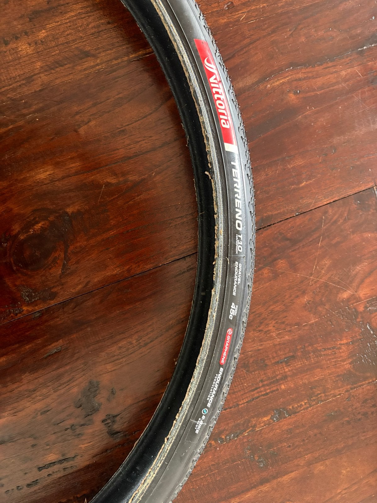 Vittoria Terreno T40 Graphene Endurance 45mm fietsband, Band, Ophalen of Verzenden, Zo goed als nieuw, Gravelbike
