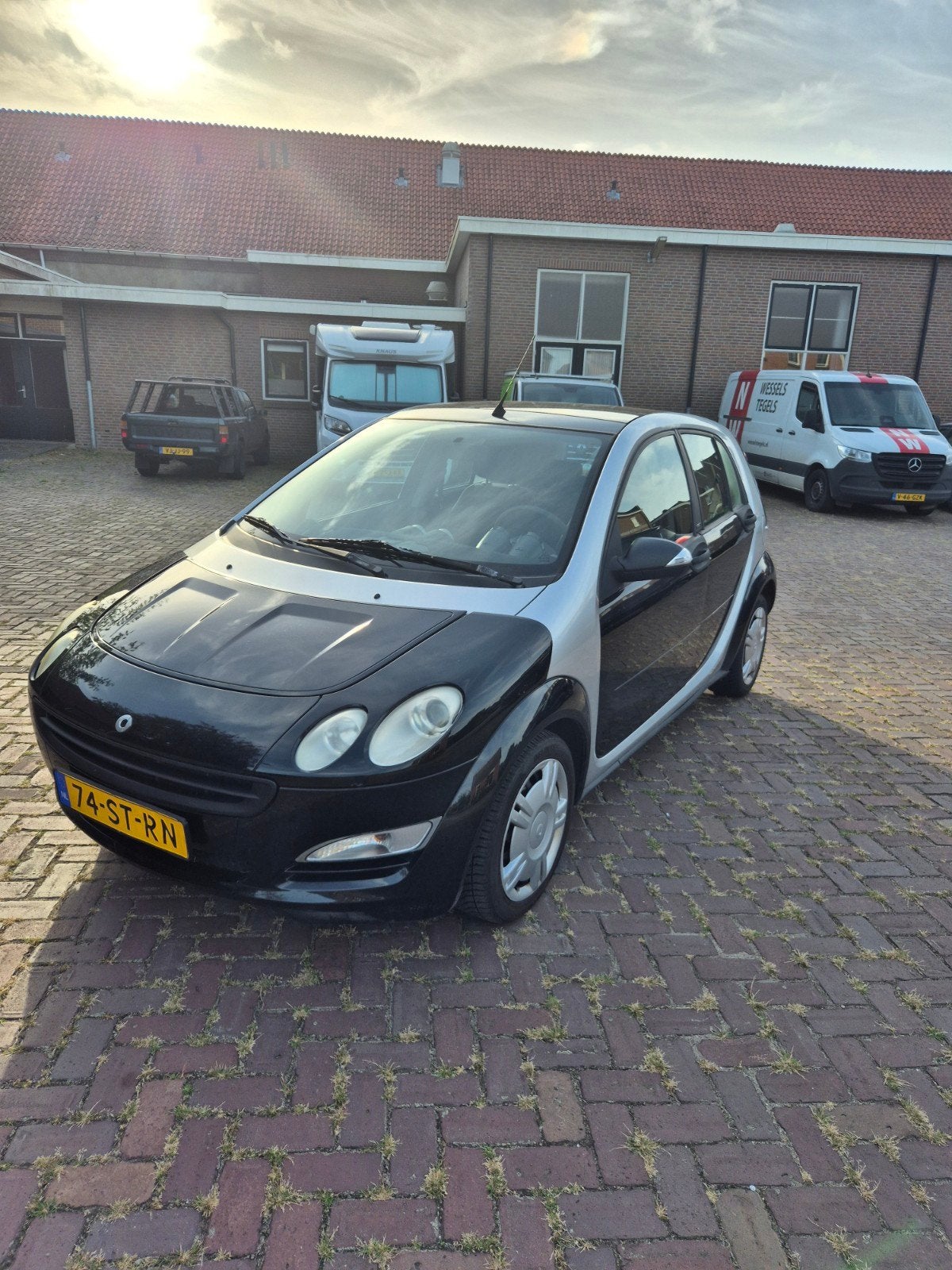 Smart ForFour 1.1 2006 Grijs, Auto's, Voorwielaandrijving, Origineel Nederlands, Handgeschakeld, Particulier