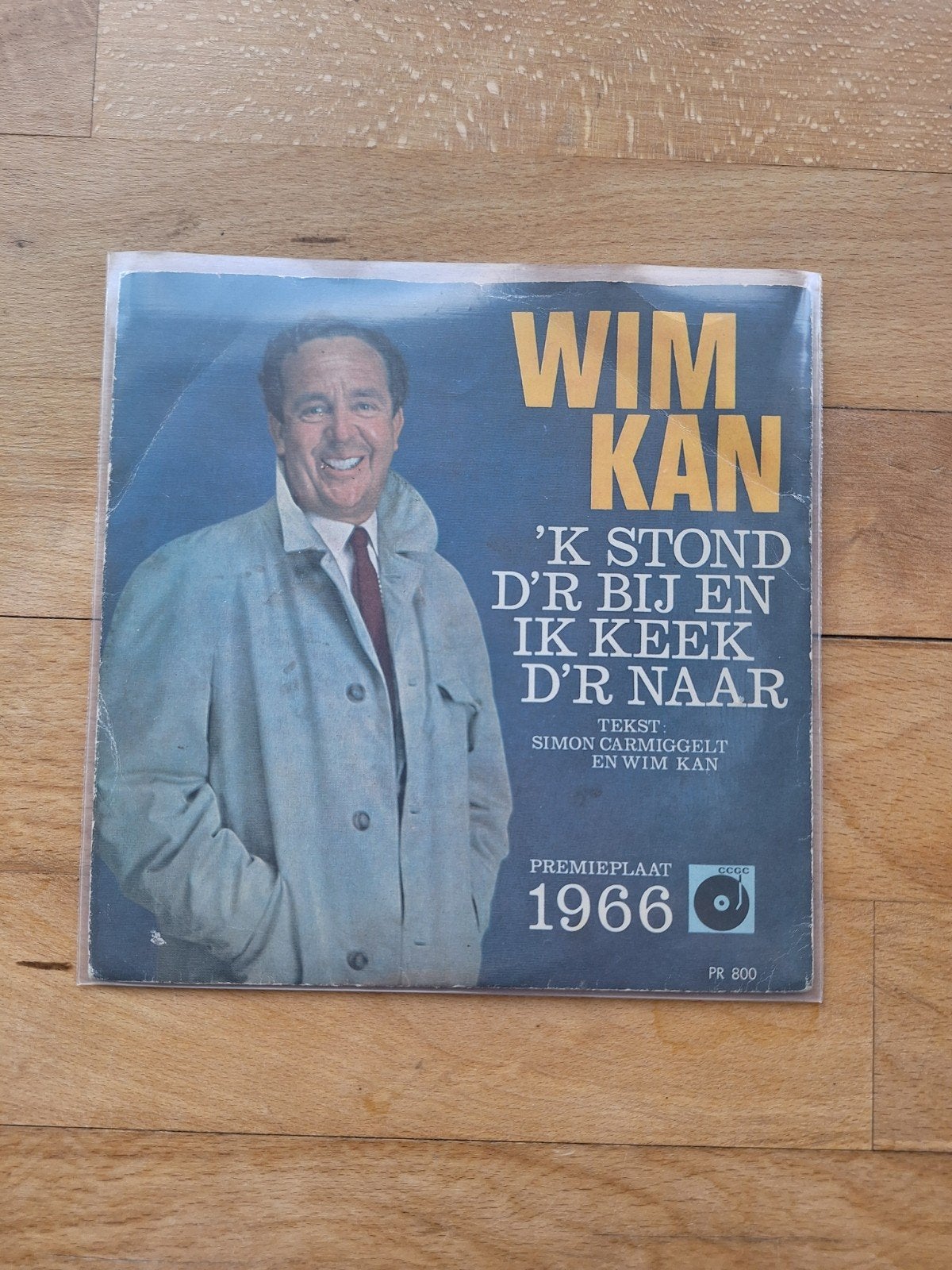 Wim Kan - 'k Stond d'r bij en ik keek d'r naar (Single), Gebruikt, Fotohoes, 7 inch, Single