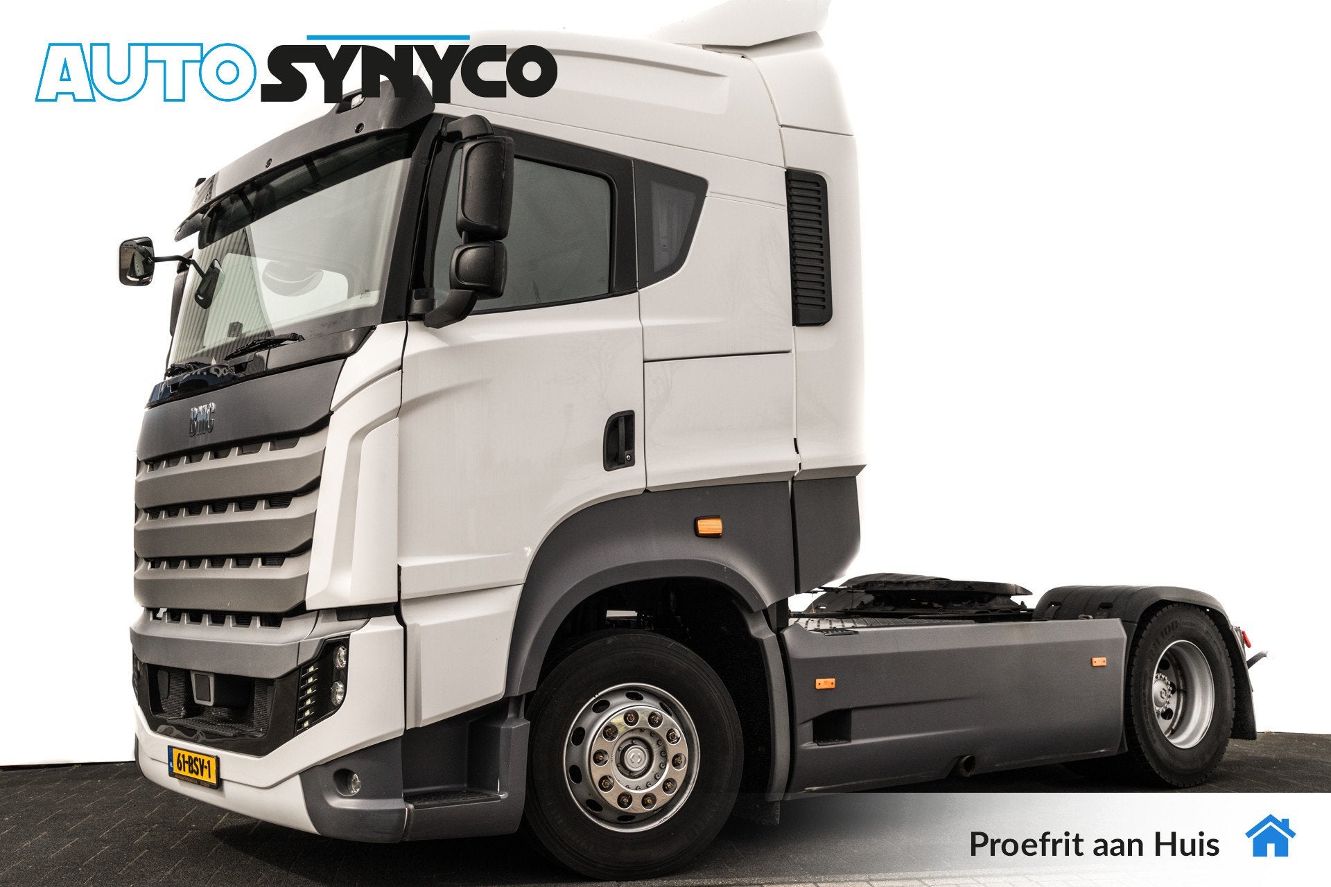BMC Tughra 1846 Automatic Elegance 460PK Euro 6 Iveco, Stof, 460 pk, Wit, Origineel Nederlands