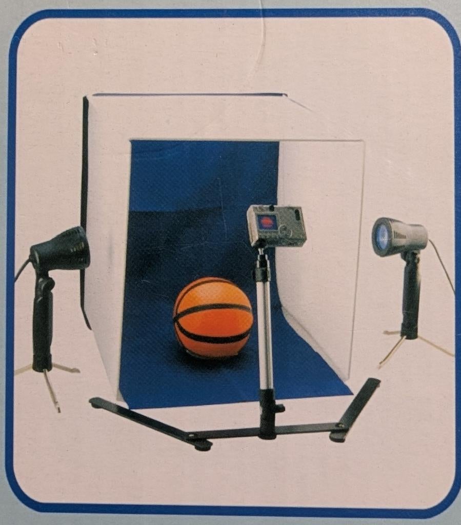 Opvouwbare fotostudio met lampen en statief, Ophalen of Verzenden