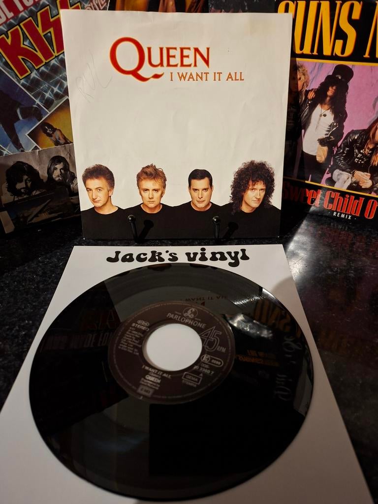Queen - I Want It All (Single) 1989, Ophalen of Verzenden, Zo goed als nieuw, Overige formaten, Poprock