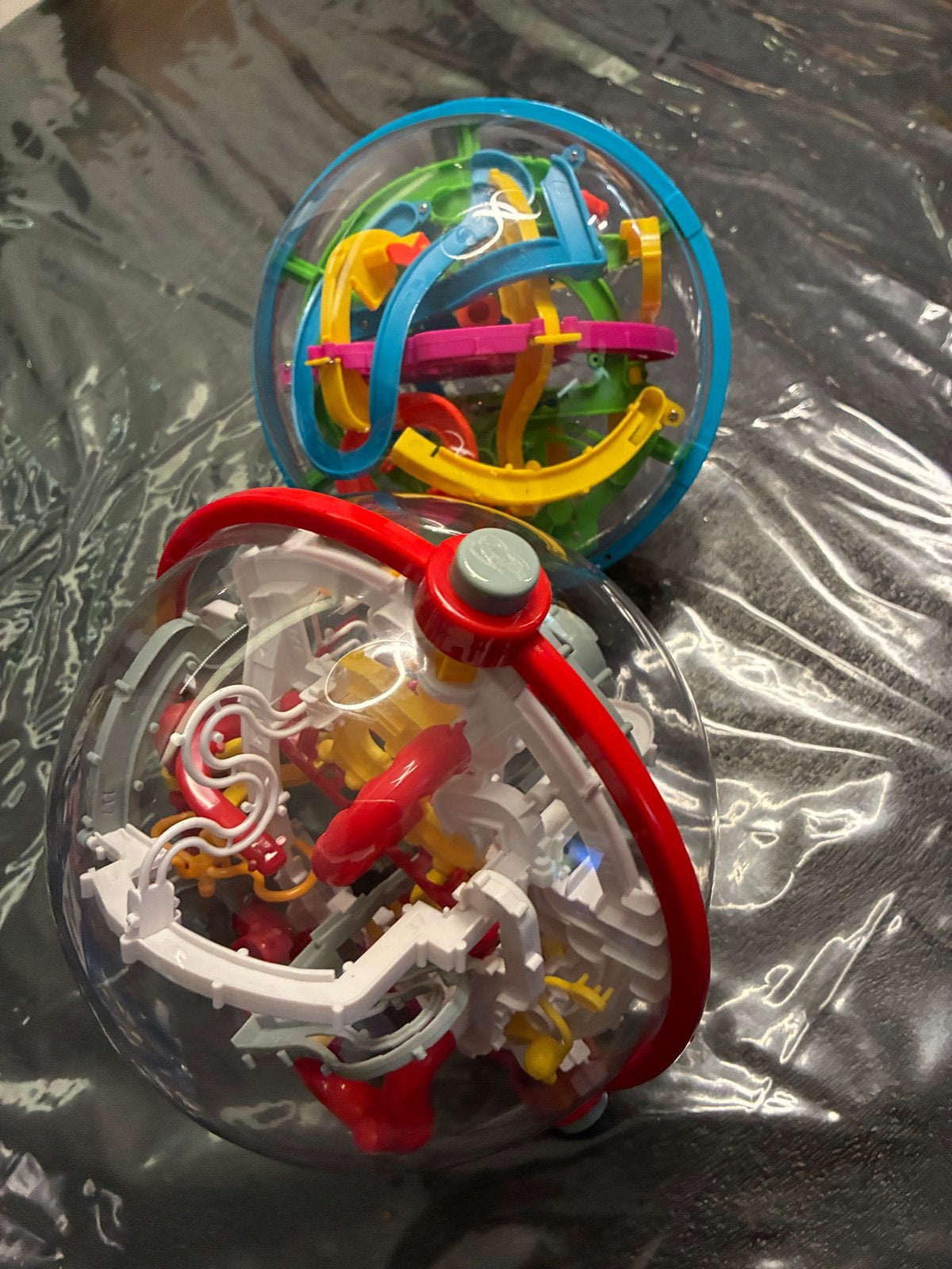 2x 3D Labyrint Bal Puzzel - Perplexus Stijl, Ophalen, Zo goed als nieuw, Jongen of Meisje