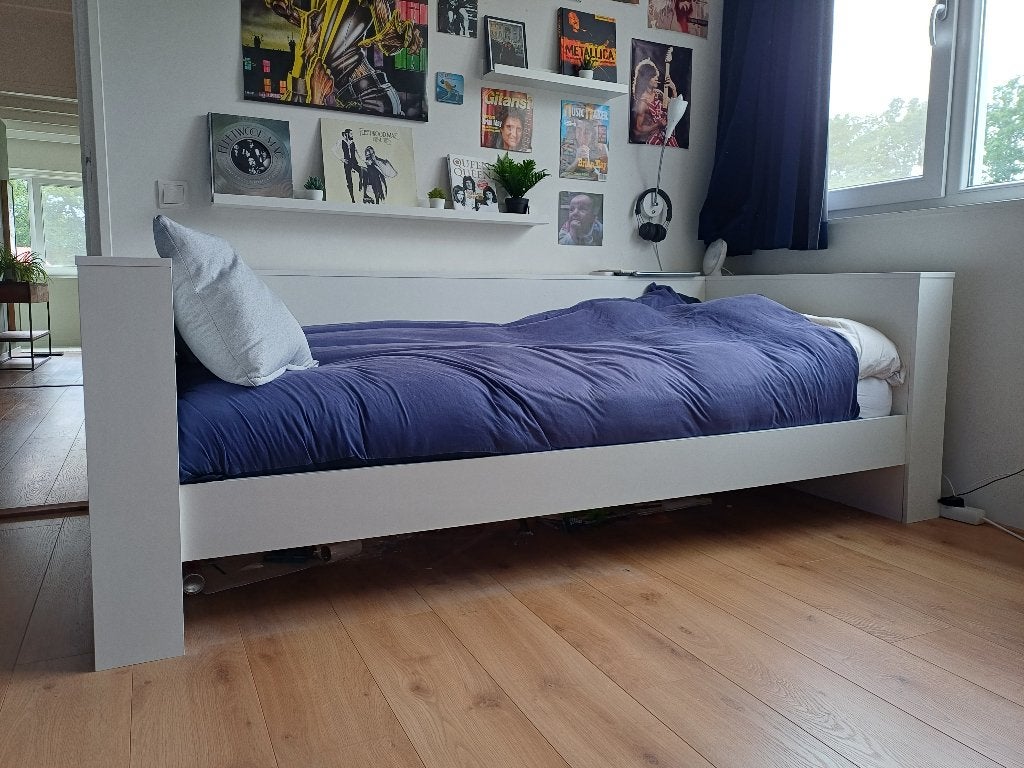 Bed 1 persoons, Ophalen, Overige materialen, Gebruikt, 90 cm