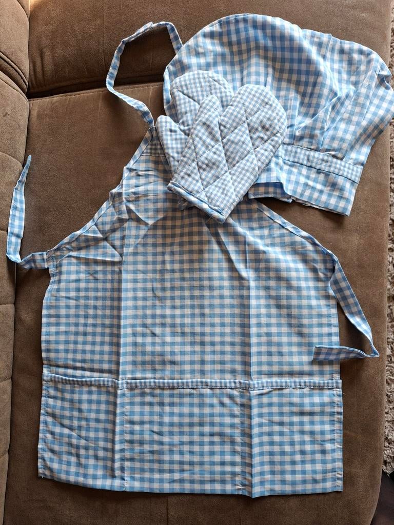 Kinderschort met koksmuts en ovenhandschoenen, Ophalen of Verzenden, Nieuw, Jongen of Meisje