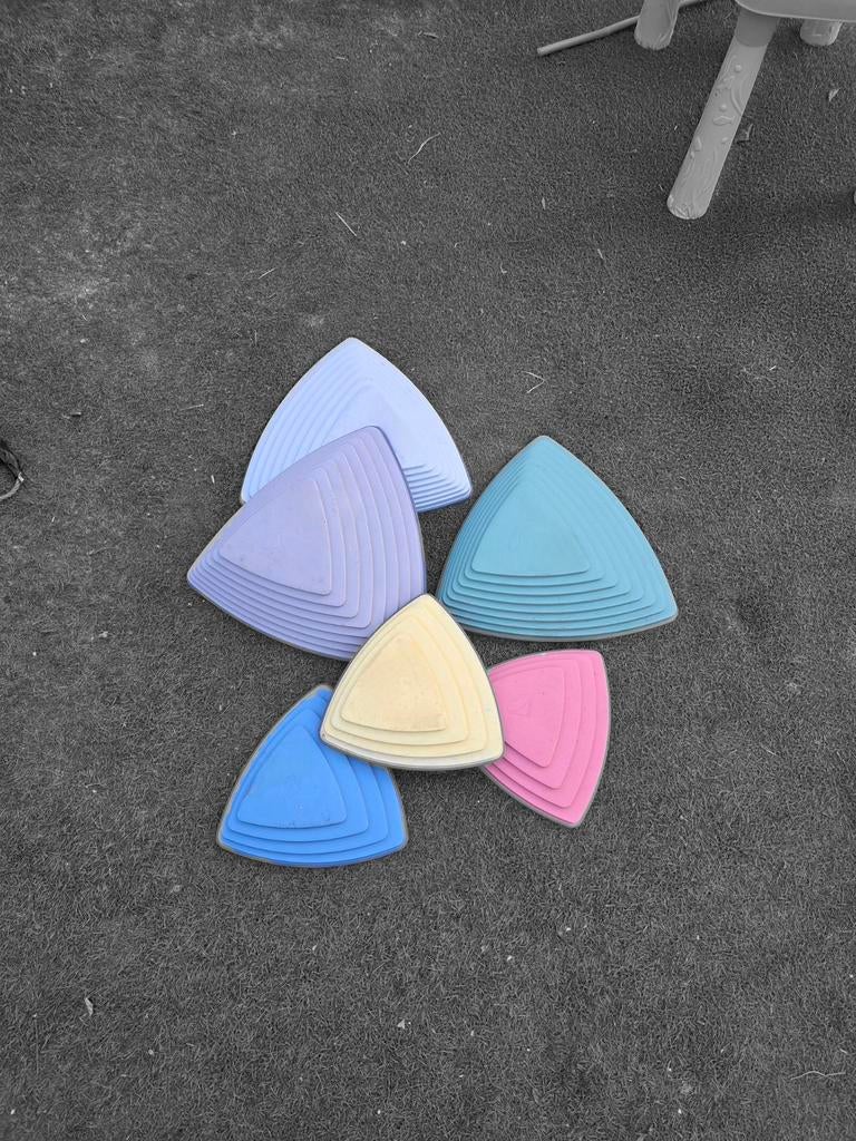 Gonge stapstenen / stepping stones - veel mee gespeeld, Ophalen of Verzenden, Gebruikt