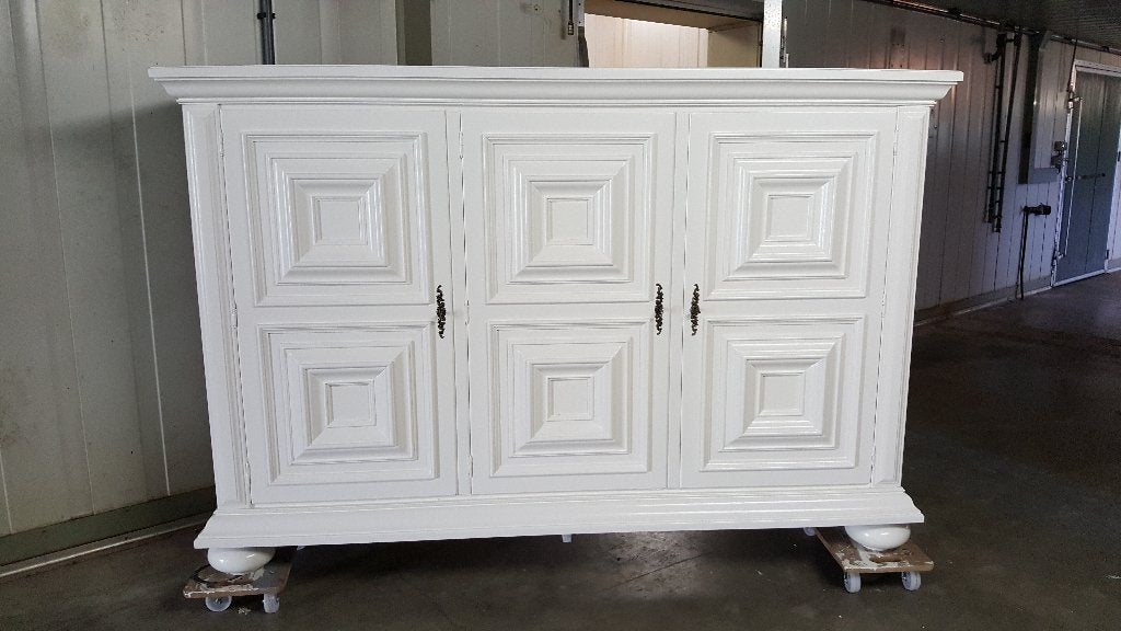 Wandmeubels kamerkasten brocante massieve eiken buffetkasten, Huis en Inrichting, Kasten | Dressoirs, Ophalen, Zo goed als nieuw