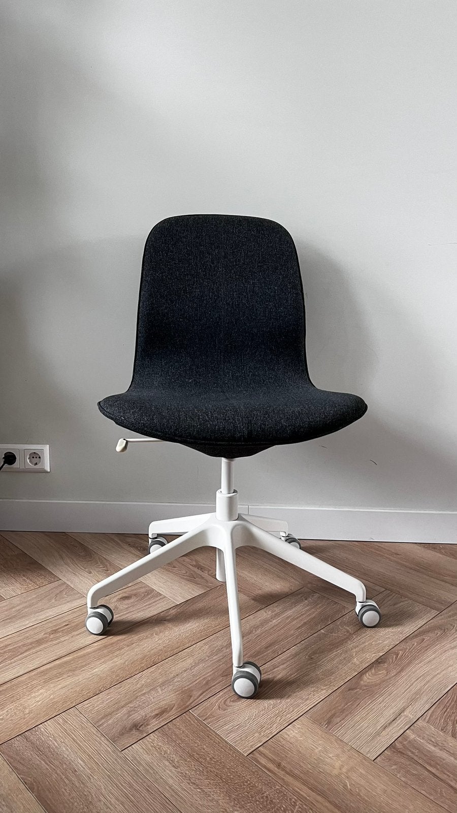 Ikea Langfjäll bureaustoel grijs, Ophalen, Zo goed als nieuw, Zwart