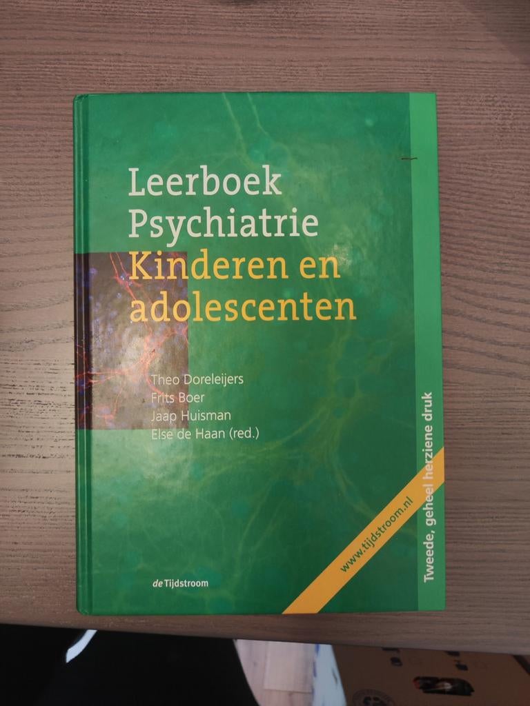Leerboek psychiatrie kinderen en adolescenten, Boeken, Psychologie, Zo goed als nieuw, Ophalen of Verzenden