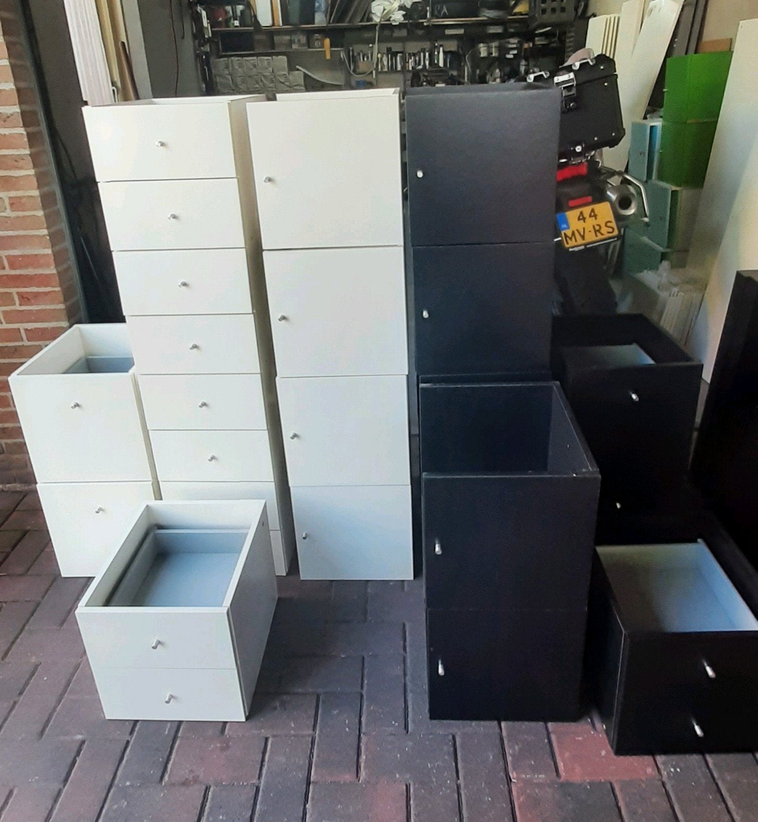 deurtjes en ladekasten voor ikea kallax Vakkenkast, Ophalen