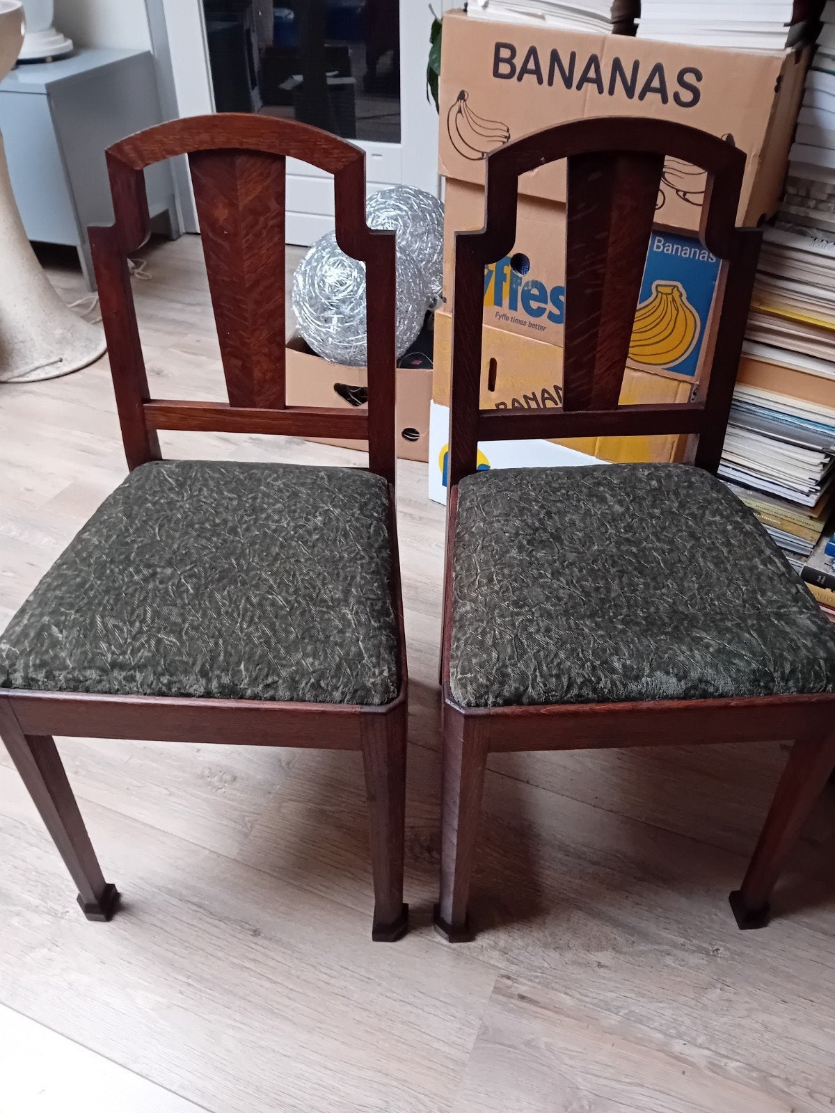 Set fraai vormgegeven Art Deco stoelen voor spotprijs, Ophalen