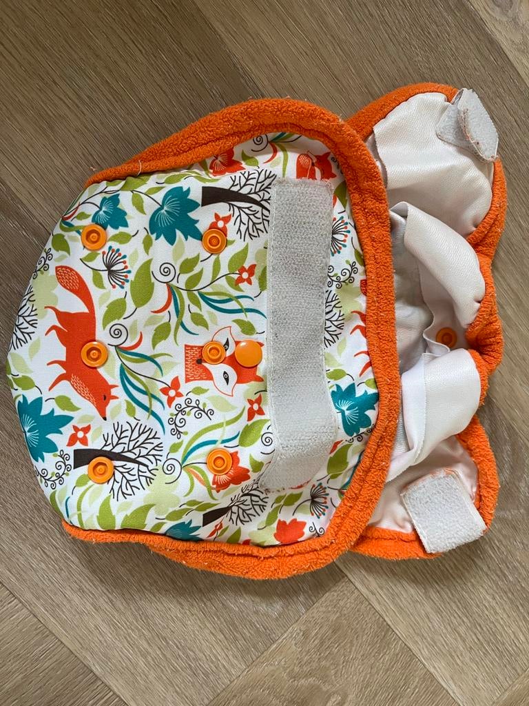 Compleet pakket wasbare luiers newborn tot zindelijkheid, Ophalen, Gebruikt, Jongen of Meisje