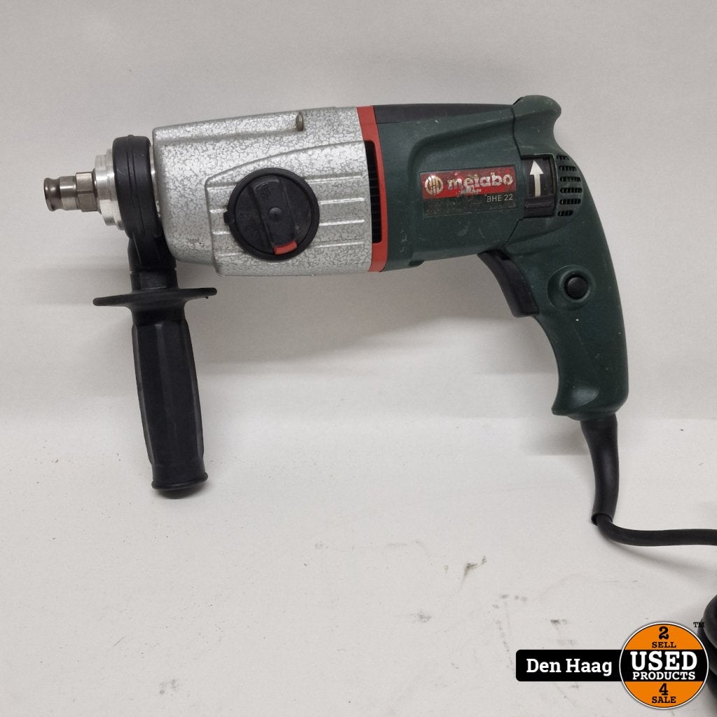 Metabo BHE 22  Boorhamer 230V 500Watt | Inc garantie, Metabo, Gebruikt, Support@metabo.com, Metabo Corporation, Metabo-Werke GmbH, 
72622 NÃ¼rtingen
Germany