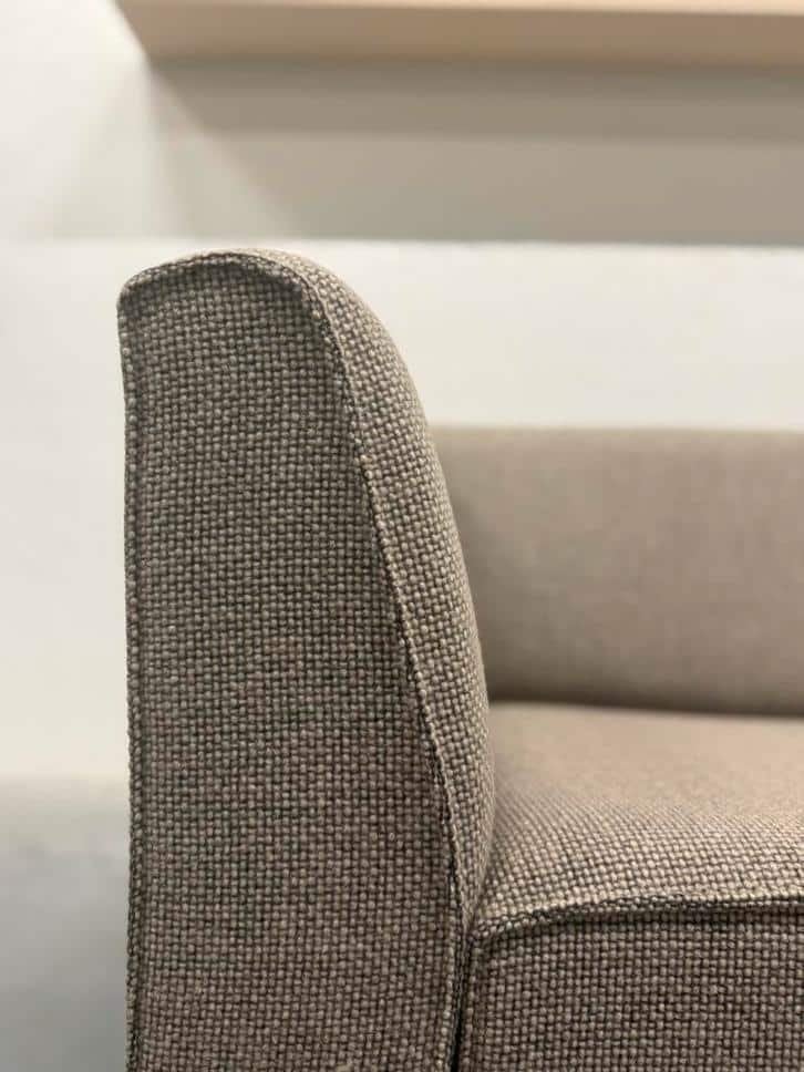 Nieuw Gelderland 4800 Bank 2 zits Andes Taupe Design 160, Minder dan 75 cm, 150 tot 200 cm, Industrieweg 15, Ophalen of Verzenden